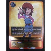 [TNTB] Thẻ bài Digimon BT10-089 - Akari Hinomoto (Box Topper) - Tamer - Rare