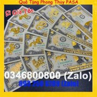 Tờ 2 Đô, 2 USD In Hình 12 Con Giáp Mạ Vàng 3D Kỷ Niệm Làm Quà Tặng, Sưu Tầm, Trang Trí