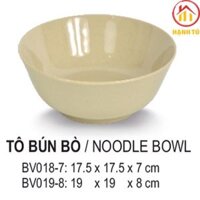 Tô bún bò melamine Superware nâu đá