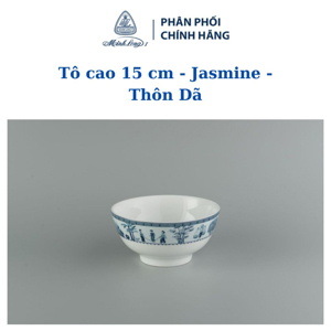 Tô cao 15 cm Jasmine Thôn Dã