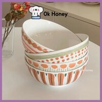 Tô Đựng Canh, Tô Ăn Mỳ, Phở Bằng Gốm Sứ Phong Cách Bắc Âu Ok Honey