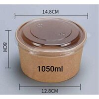 Tô giấy 50 cái/dây (bao gồm nắp)