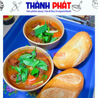 Tô giấy 500ml Kraft cao cấp đựng thức ăn - Tô kraft 500ml - 50 cái