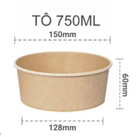 Tô giấy Kraft 50c/cọc