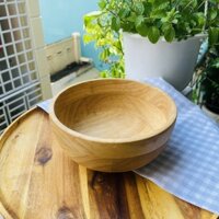 Tô gỗ, Bát gỗ cao su - 100% gỗ cao su tự nhiên