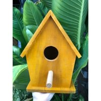 Tổ gỗ cứng mái nhà đủ màu dành cho chim, vẹt dòng nhỏ như : finch, yến phụng, 7 màu, lovebird, ....
