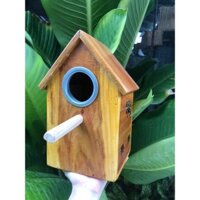 Tổ gỗ dành cho chim, vẹt dòng nhỏ như : finch, yến phụng, 7 màu, lovebird, ....