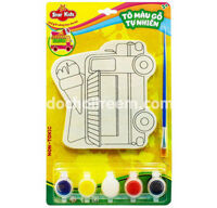 Tô gỗ màu nước xe kem K-211