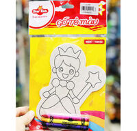 Tô gỗ màu sáp công chúa K-208A