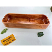 Tô gỗ Xà Cừ hình chữ nhật