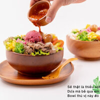 Tô gỗ xà cừ -  POKE BOWL - Hàng Việt Nam xuất khẩu