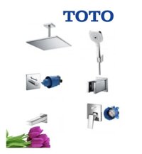 Tổ hợp sen tắm âm tường TOTO TBW08003A1/TBW02006A/TBG10001B/TBG10304VA/TBN01001B/TBV02103B/TBN01102B/TBW08010A