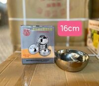 Tô inox cách nhiệt 2 lớp chống nóng size 14cm 16cm 18cm 20cm – Bát ăn cơm inox Cách Nhiệt:16cm