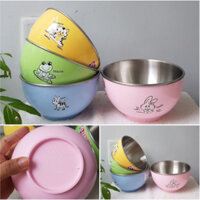 Tô inox Zebra 2 lớp 15cm (135202) màu ngẫu nhiên