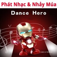 [TO-Loại 1] Đồ chơi robot người sắt Iron Man Hero nhảy múa theo nhạc cực kỳ vui nhộn - Đồ chơi mô hình Iron Man ANOBI