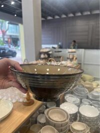 Tô lớn sứ Nhật gấm vàng