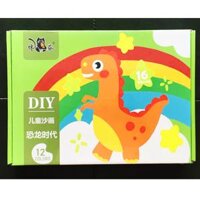 Tô màu tranh cát khủng long TCKL-89