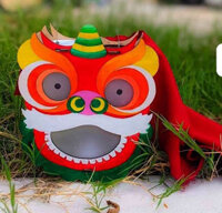 Tô màu tự làm lồng đèn con lân LD209F