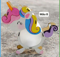 Tô màu tự làm lồng đèn ngựa pony LD109B
