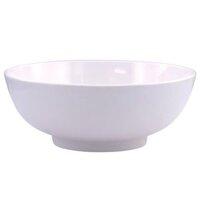 Tô Melamine Tròn VCP A6108 - A5 100% Thành Dày Màu Trắng Trơn Vinh Cơ - 20,3 x 6,8 cm