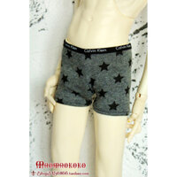 [Tổ mèo] Bác. Quần lót boxer nam màu xám đậm 3.4 điểm BJD, đồ lót bốn góc, quần bơi Fat Times