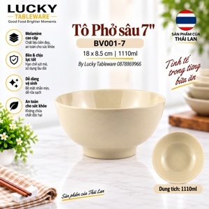 Tô nhựa melamine Superware BV001-7