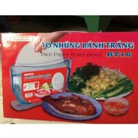 Tô nhúng bánh tráng 3 ngăn có hộp BT16 Vĩnh Trường