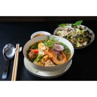 Tô Phở Đĩa Kê Thìa Sứ Hoạ Tiết Vẽ Tay Thủ Công Tô Phở Tô Bún Cho Nhà Hàng Quán Ăn Gốm Sứ Cao Cấp Bát Tràng