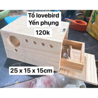 Tổ sinh sản  cho yến phụng , lovebird .