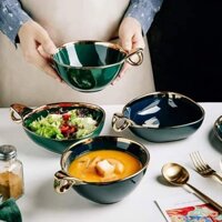 Tô sứ salad kiểu Âu