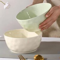 Tô sứ tròn 20cm, tô đựng canh bằng sứ, bát cơm to, tô 8.5inch 2 màu sang trọng.