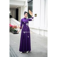 Tơ tằm 05 - tím huế