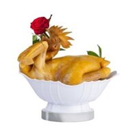 Tô thuyền đựng gà nhựa VIỆT NHẬT 6810+6815 - Sâu lòng, đựng gà cúng nguyên con 2kg