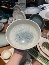 Tô tròn 20cm kem phun đen