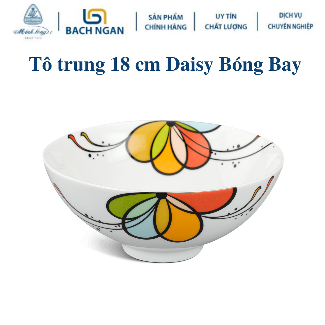 Tô trung 18 cm – Daisy – Bóng Bay