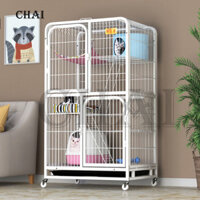 [To và Nặng] Chuồng Mèo 4 Tầng Nan Ống Size 1m48, 1m37 và 1m1 Có Thể Nuôi Nhiều Mèo Chung Chuồng IYKG