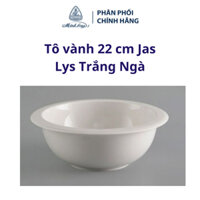 Tô vành 22 cm – Jasmine Ly’s – Trắng Ngà - Gốm sứ cao cấp Minh Long I