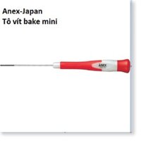 Tô vít bake mini +1x150 No.3514 Anex--tô vít bake mini-tô vít cách điện-tô vít đa năng-tô vít dẹp-tô vít 4 cạnh-tô vít đ
