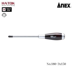 Tô vít đóng cán gỗ tam giác Anex No.180+3x150