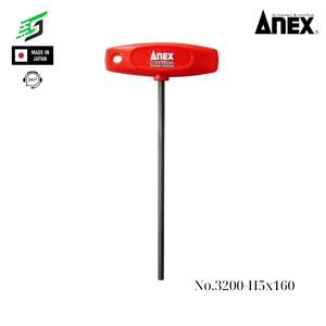 Tô vít lục giác tay cầm chữ T Anex No.3200-H5x160