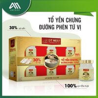 Tổ Yến chưng đường phèn Tứ Vị (Hộp quà 6 hũ), nước yến DT Khánh Hòa