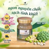 Tổ Yến Chưng Hạt Sen LamNest tươi nguyên chất 30% yến 70ml | Yến hũ chưng sẵn