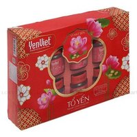 Tổ Yến Nguyên Chất Chưng Sẵn Hương Sen Yến Việt Hộp 6 Lọ 70ML
