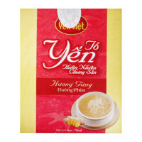 Tổ Yến Thiên Nhiên Chưng Sẵn Hương Gừng Đường Phèn Yến Việt Hộp 70ml