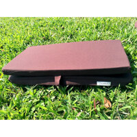 Tọa cụ đệm ngồi thiền, lễ lậy gấp đôi 60x60 vải thô, nhỏ nhẹ di chuyển dễ dàng