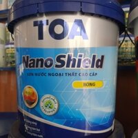 Toa Nanoshield Bóng Sơn nước ngoại thất cao cấp 15lít