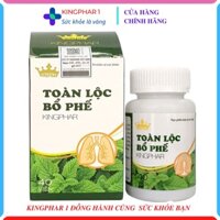 Toàn lộc bổ phế Kingphar - Giúp bổ phế, giảm ho do gió, cảm lạnh, ho lâu ngày (40 viên)