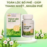 Toàn lộc bổ phế Kingphar  1 -Hộp 40 Viên - hỗ trợ làm giảm các triệu chứng ho gió, ho khan