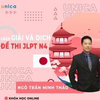 Toàn quốc- [Evoucher] FULL khóa học NGOẠI NGỮ- Học tiếng Nhật- Cách giải và dịch đề thi JLPT N4 -Thầy Minh Thảo