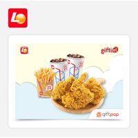 Toàn quốc [Evoucher] LOTTERIA - Phiếu quà tặng Combo Chicken